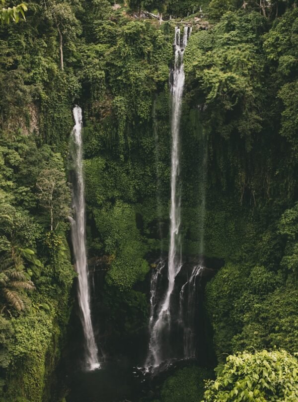 cascading waterfalls